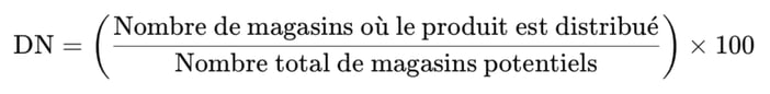 calcul distribution numérique